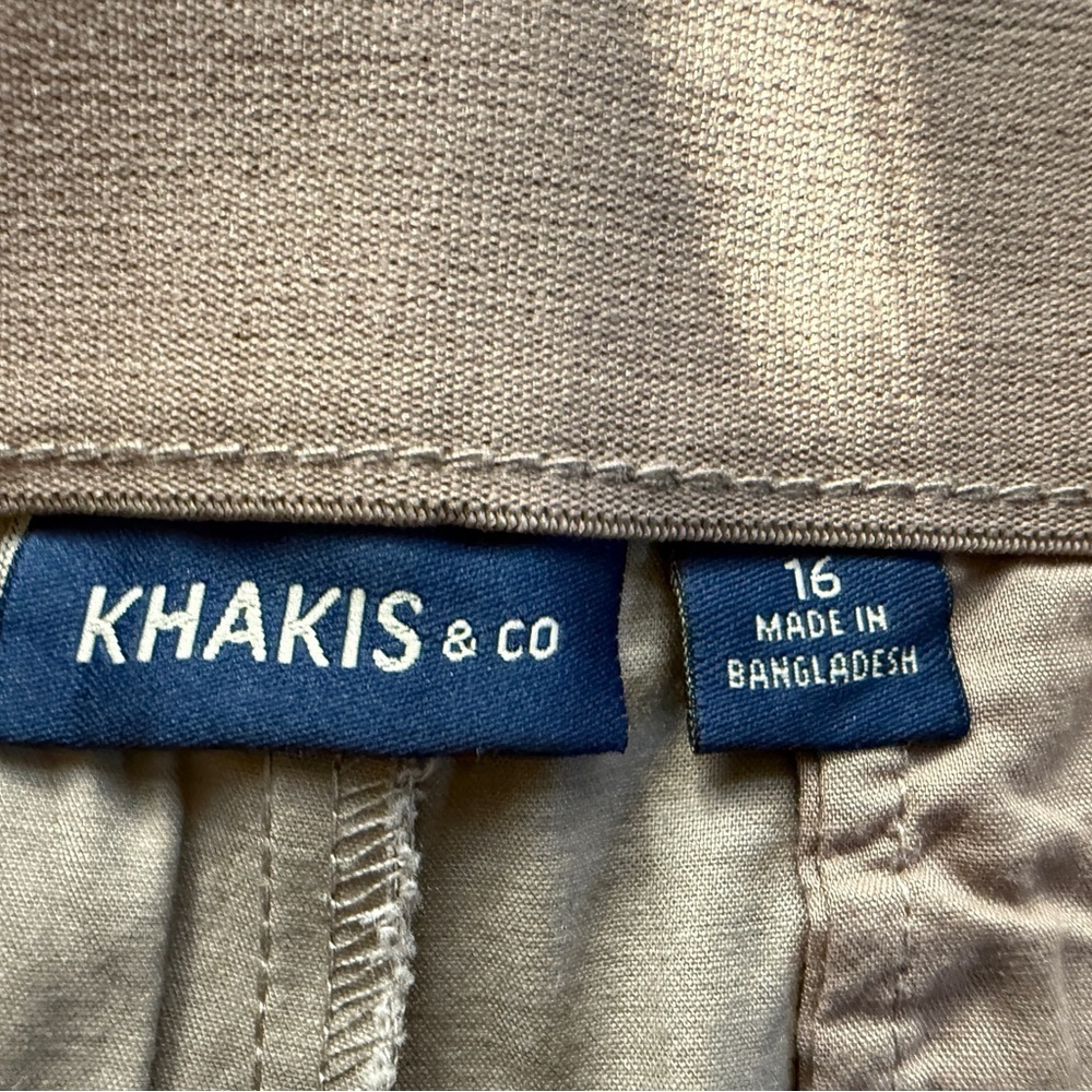 Khakis & Co Pants -Women size 16 Stretch Capri Crop with Comfort Waist - Picture 5 of 7
